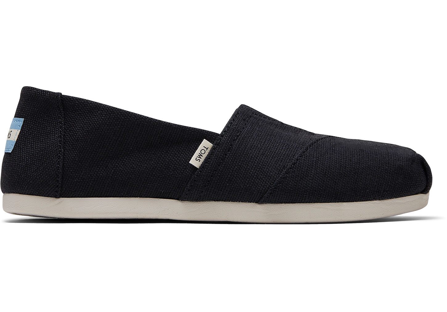 Toms Venice Heritage Canvas Classics - Womens Alpargata Espadrilles - Black - NZ - 863105YPK